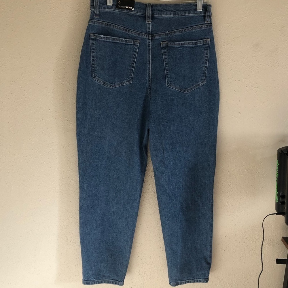 Always Do Your Best Mom Jeans Fashion Nova High Waisted - Picture 8 of 9